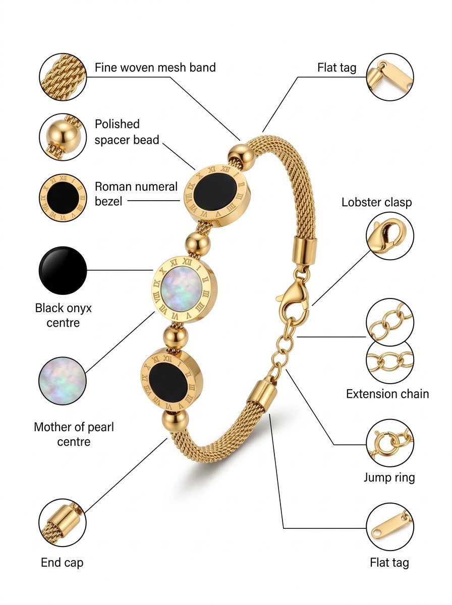 Roman Trinity Bracelet - Image 4