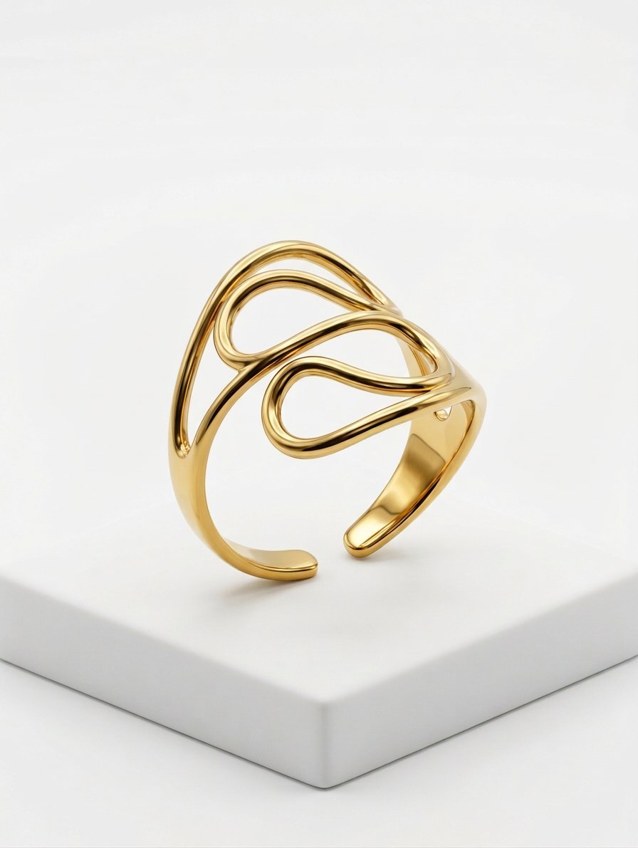 Twin Twist Ring