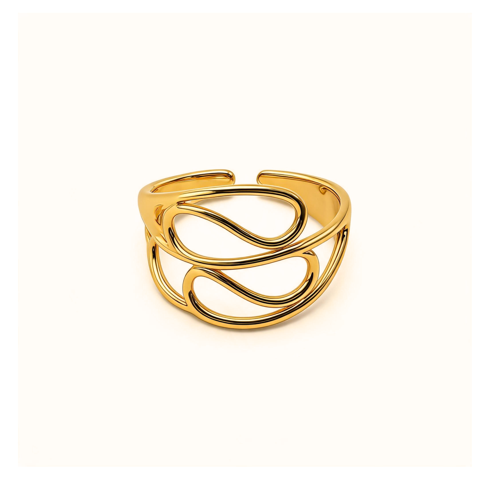 Twin Twist Ring