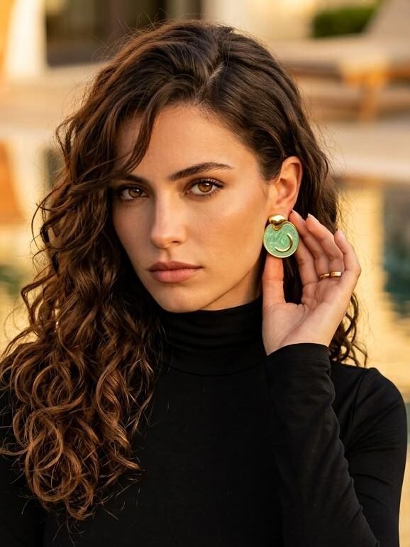 Caspian Stud Earings - Image 3