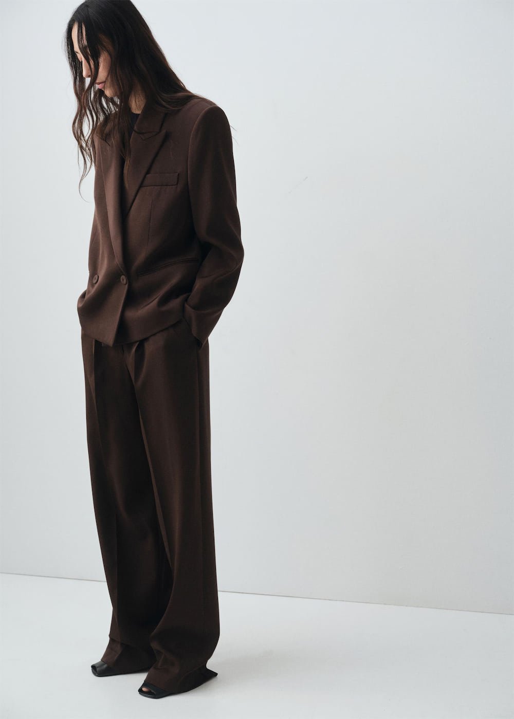 Double-breasted suit blazer - Image 5