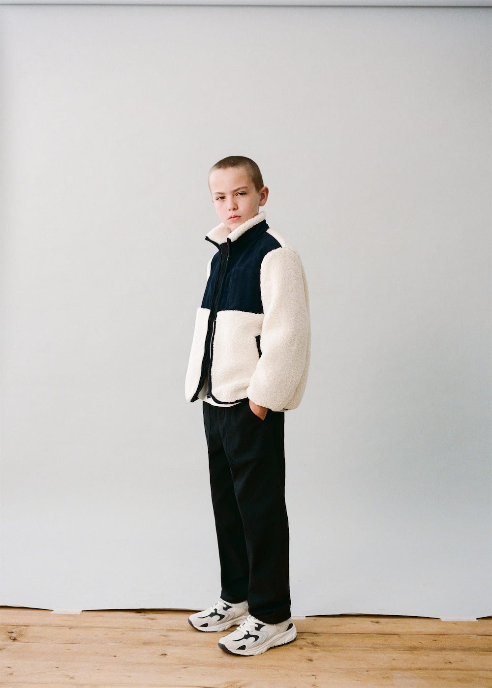 Shearling-effect jacket
