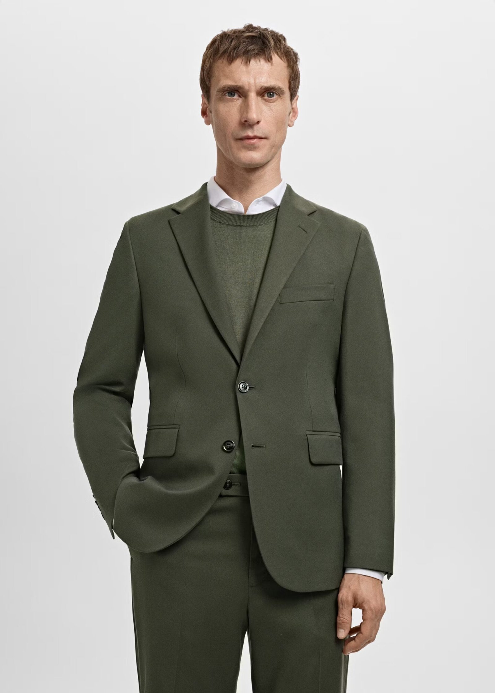 Milan slim-fit suit jacket - Image 3