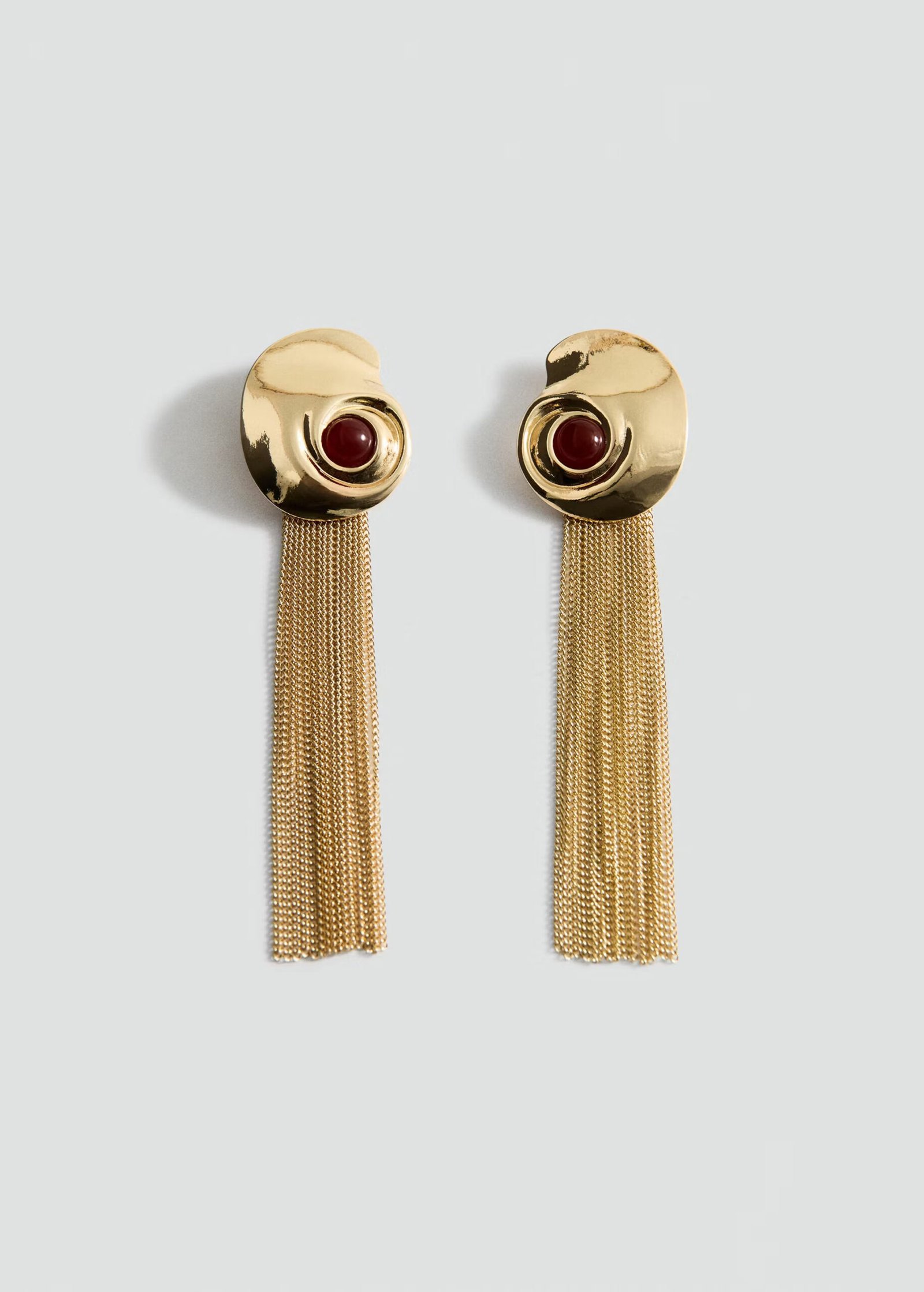 Embossed spiral earrings - Image 2