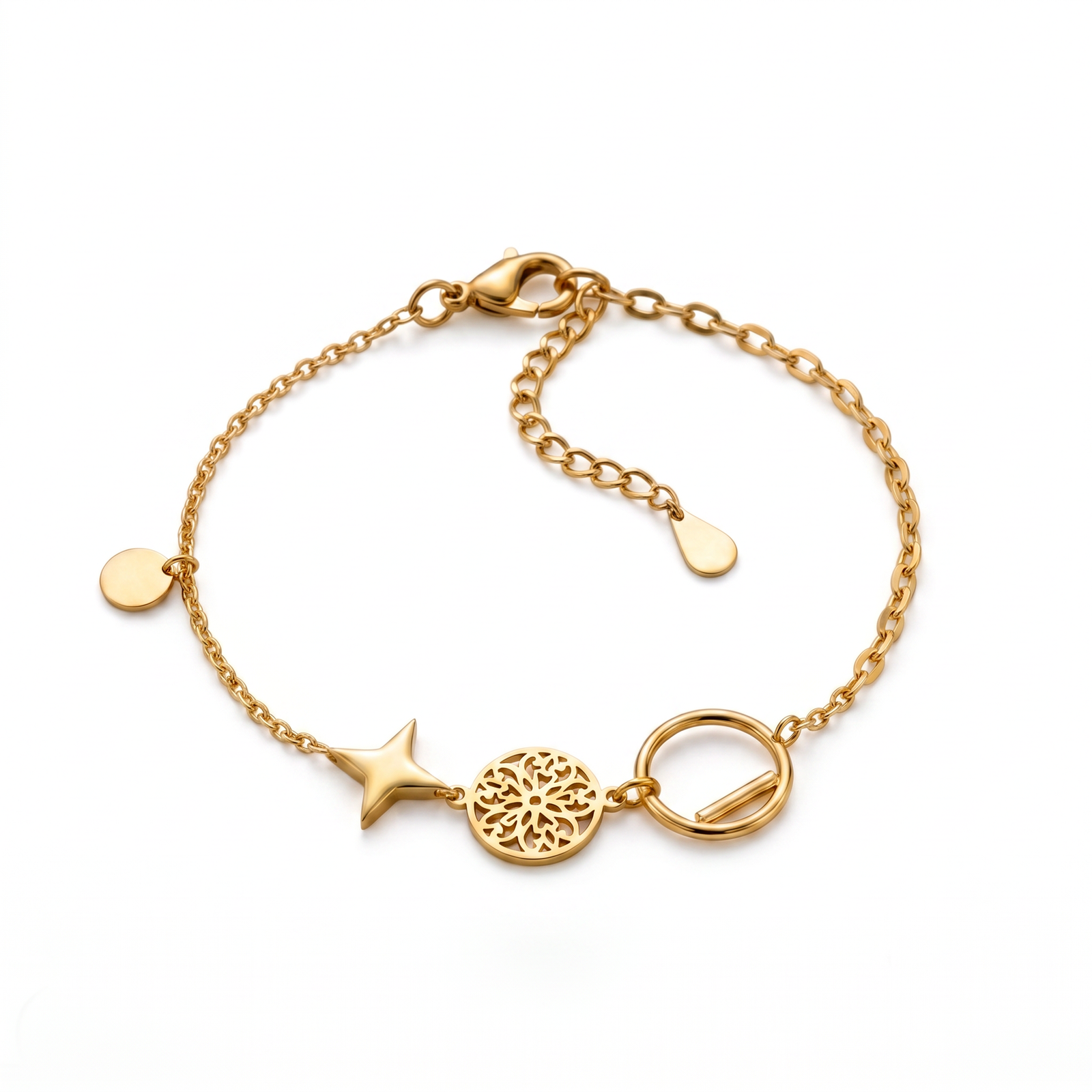 Cosmic Medallion Bracelet